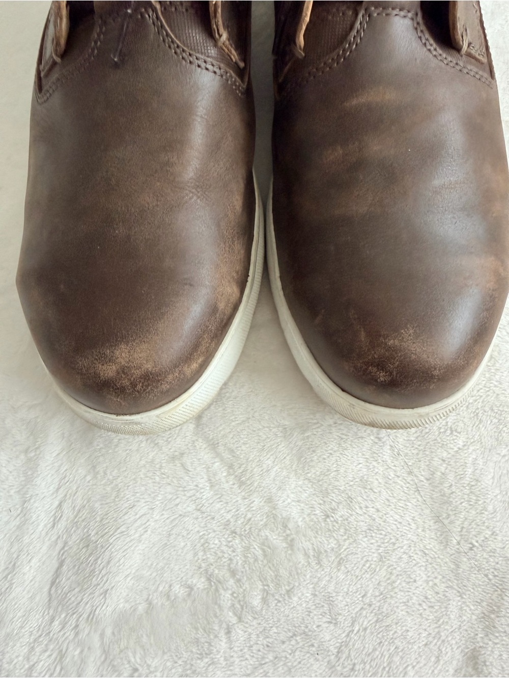 Red Wing Shoes Brown Leather Men's Chukka Cross Lite Safety Toe Size 10 D - Picture 8 of 13